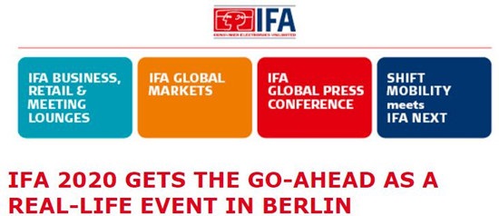 2020年IFA(柏林消費電子展)如期舉行,三星放棄參加