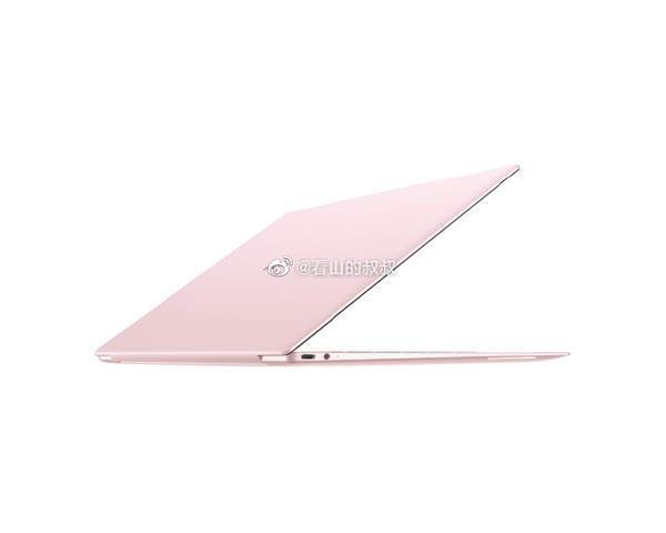 華為MateBook X渲染圖:粉色款少女心十足