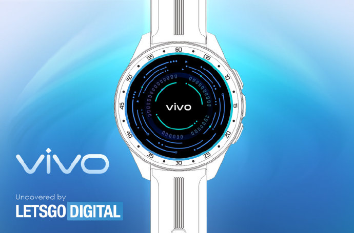vivo智能手表首次曝光:圓形表盤+時尚設計