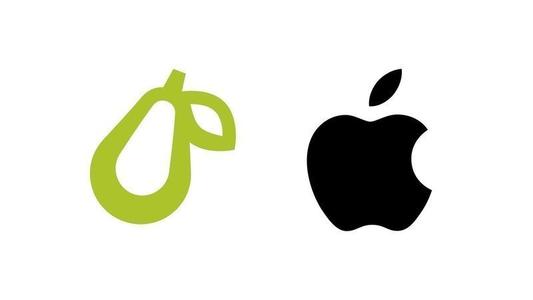 蘋果起訴"梨"公司:反對帶有水果徽標的小型企業
