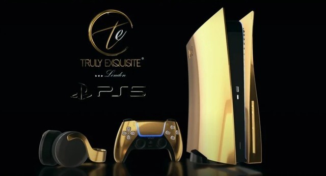 24K純金版PS5開啟預購,售價約7.1萬元