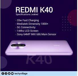 紅米k40pro手機什么時候上市_RedmiK40pro發布時間